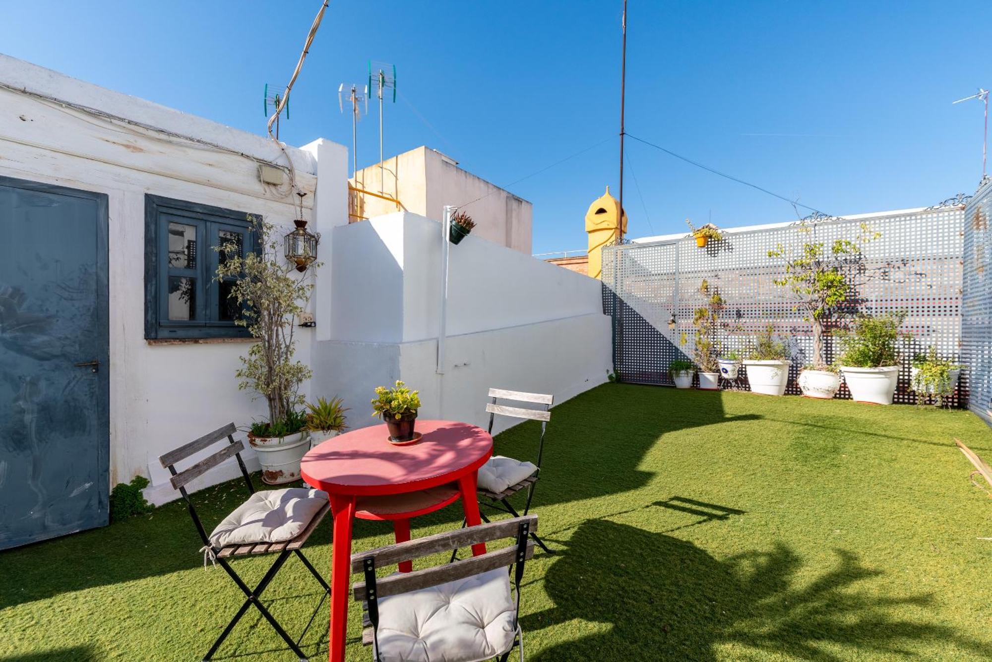 Ch7 Plaza San Francisco Con Terraza Compartida Appartamento *