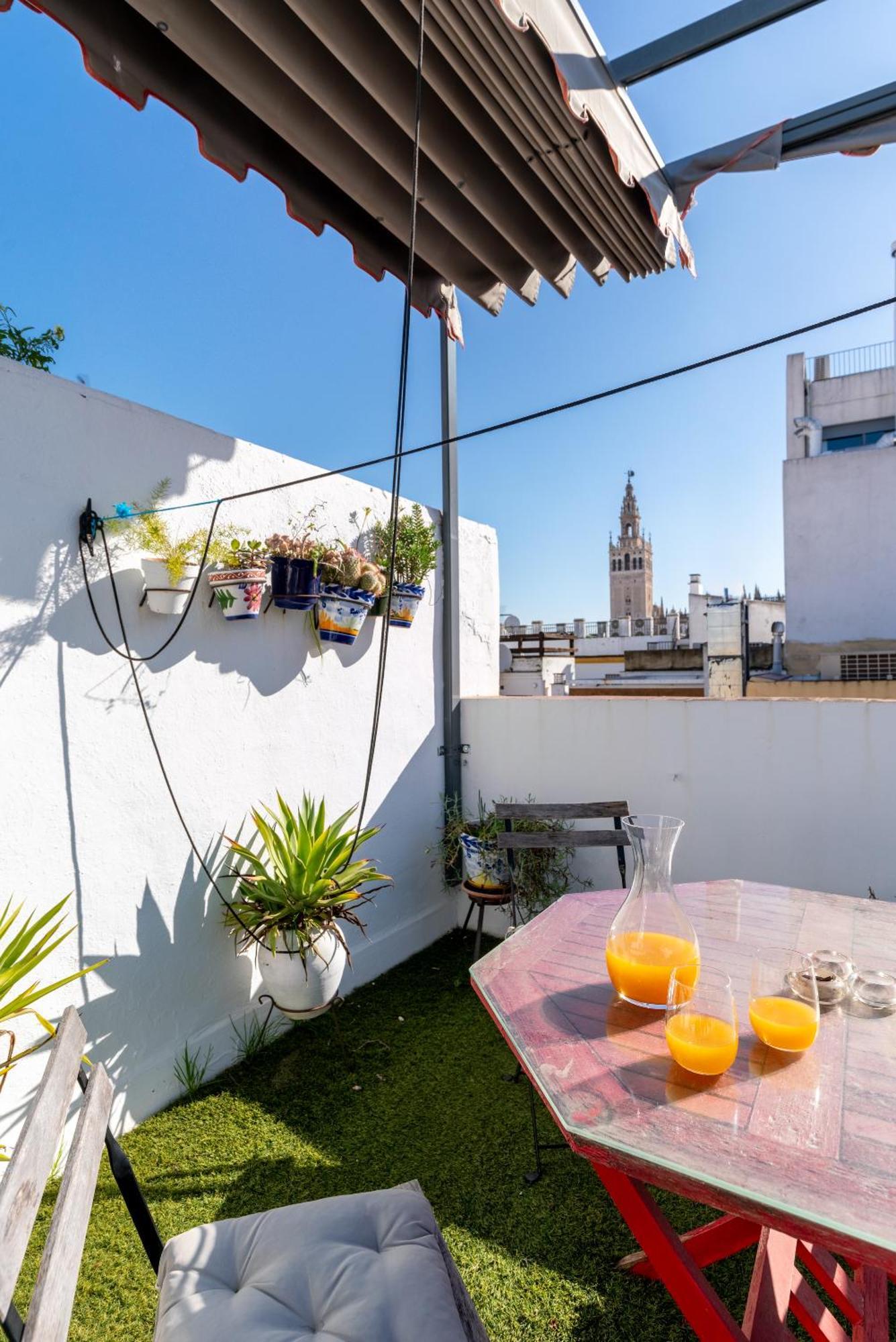 Apartament Ch7 Plaza San Francisco Con Terraza Compartida Sevilla